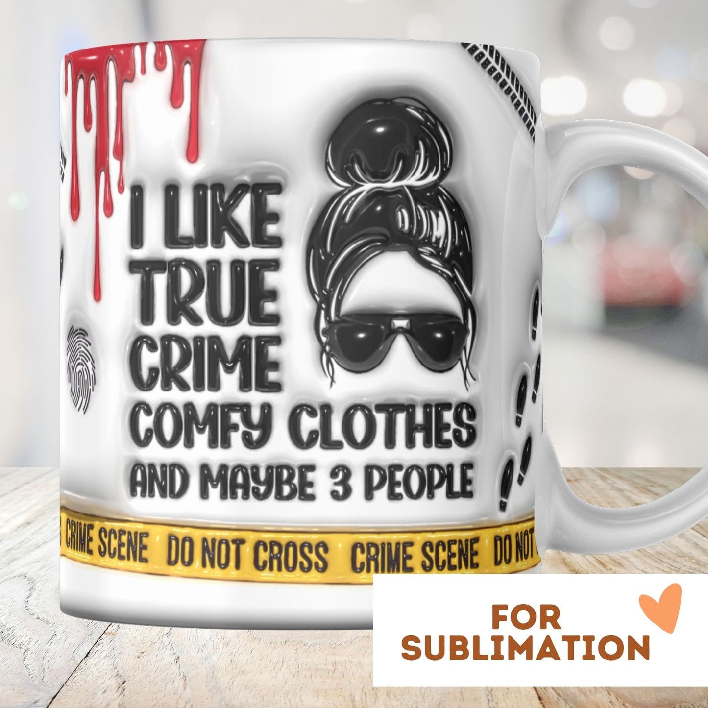 I Like True Crime Comfy Clothes - 3D