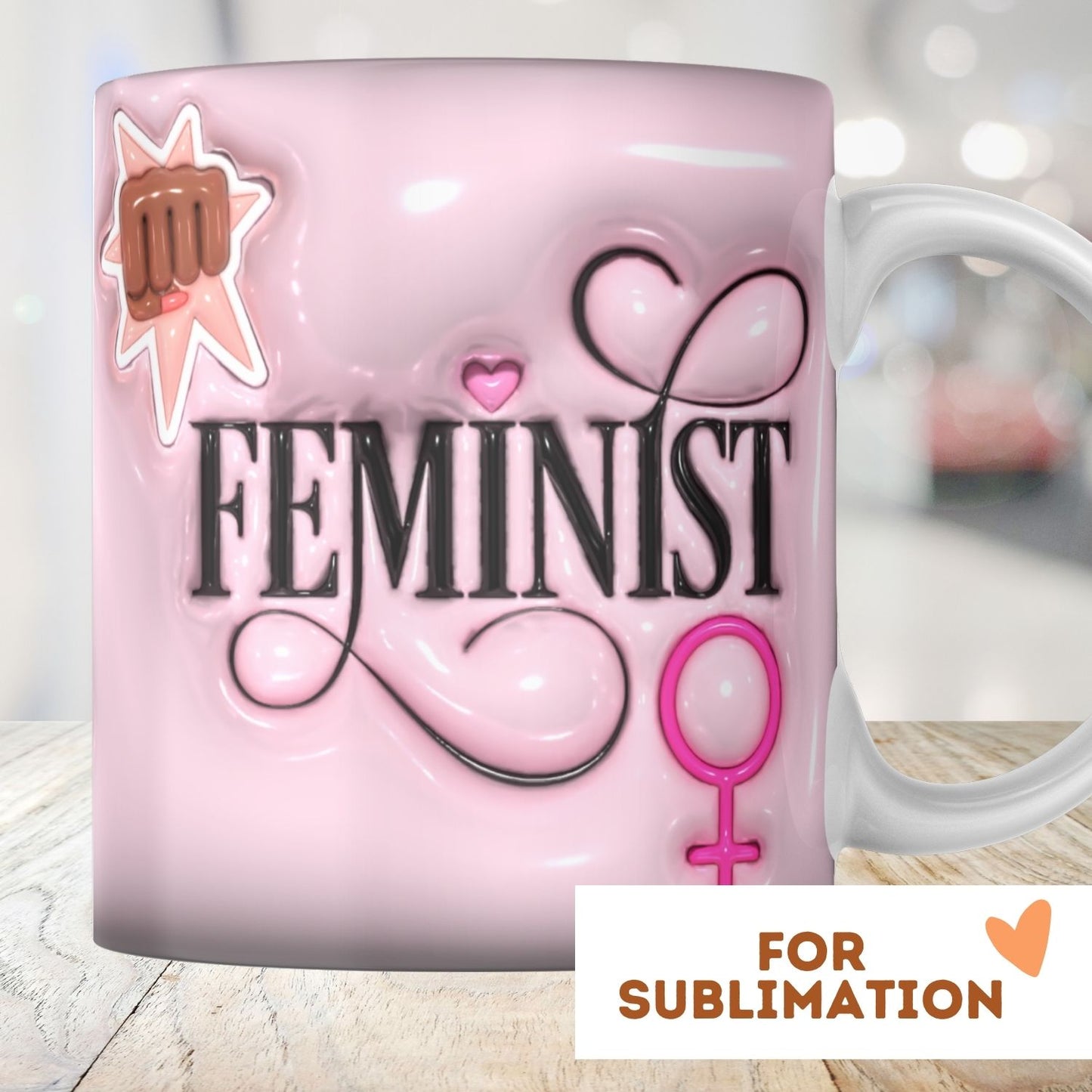 Feminist Fist - 3D