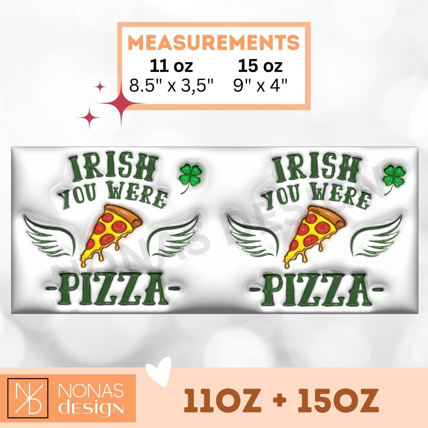 Irish You Were Pizza - 3D