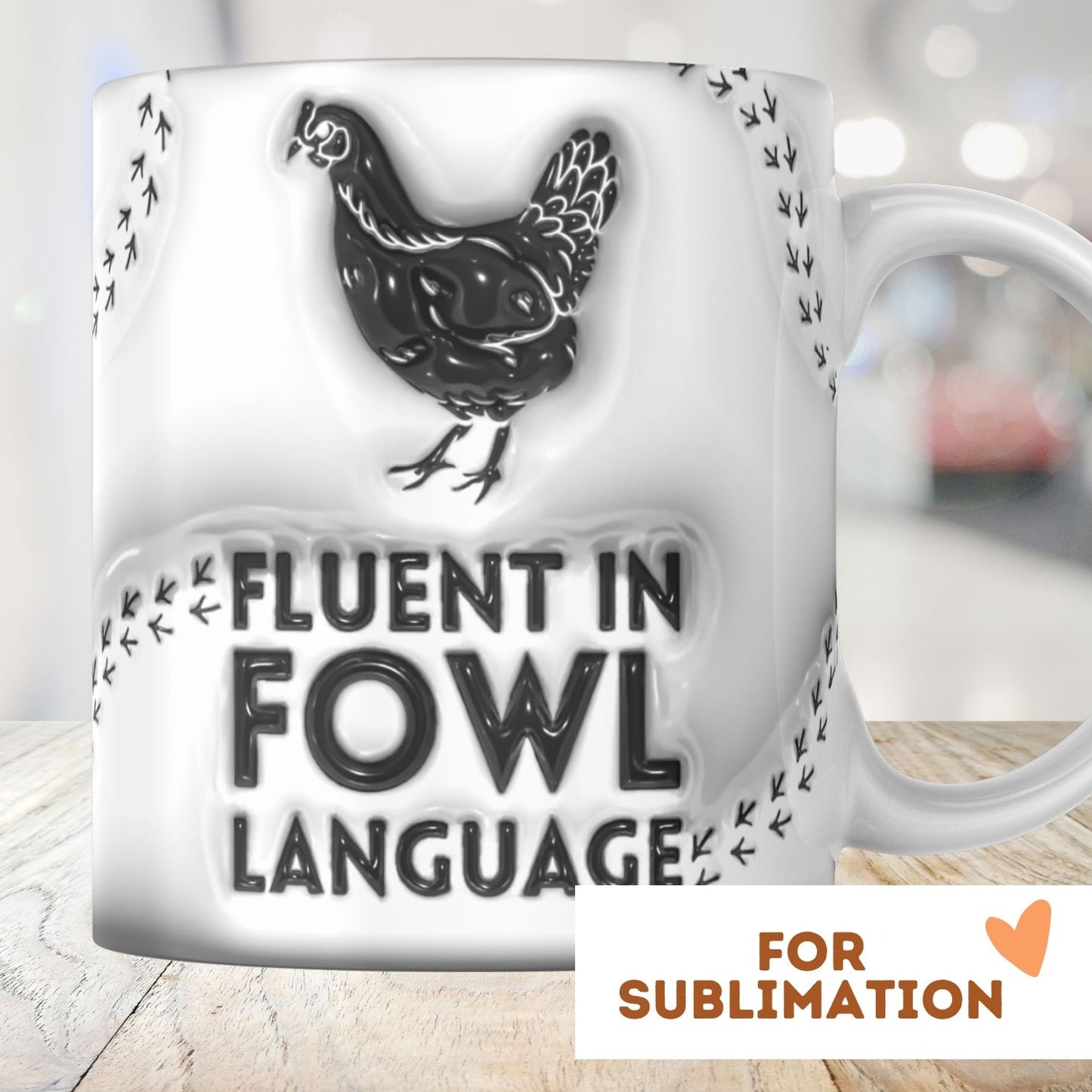 Fluent in Fowl Language - 3D