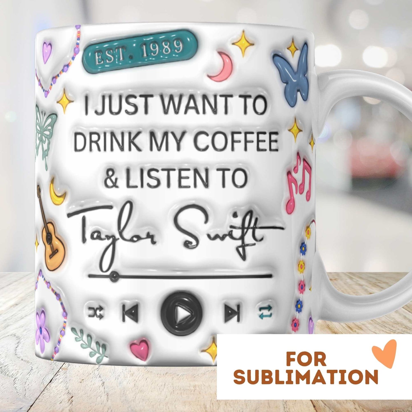 Taylor Swift Player Coffee - 3D