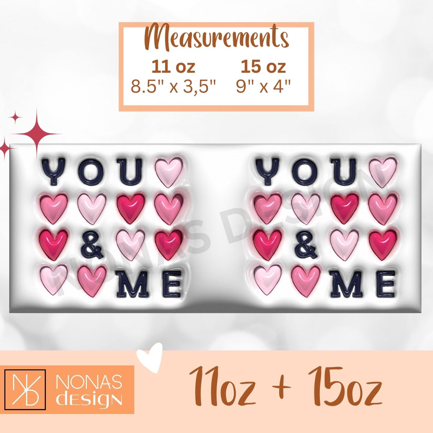 You And Me Hearts - 3D