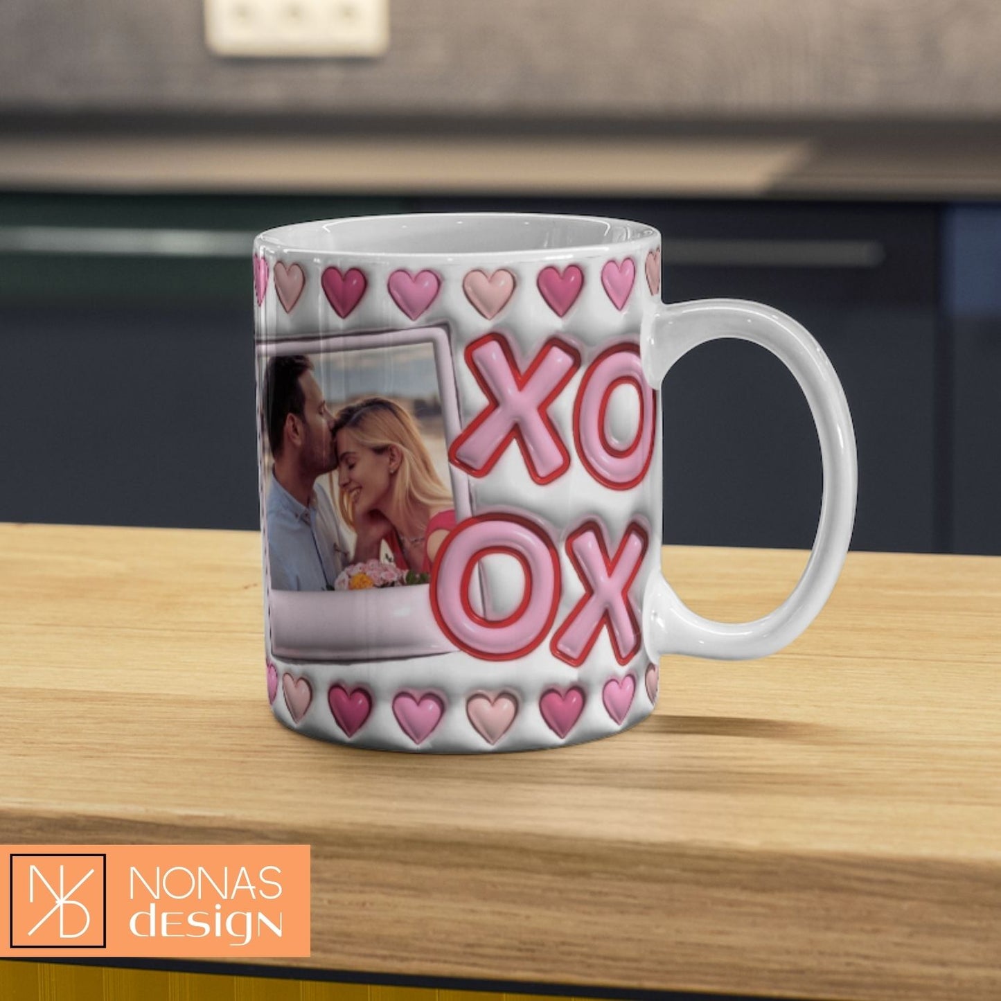 XOXO Hearts Personal - 3D