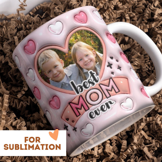 Best Mom Ever Personalized - 3D